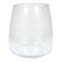 Vaso decorativo in vetro HYDRI, trasparente, 17cm, Ø15cm