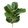Ficus Lyrata artificiale ATIKA su stelo, verde, 75cm