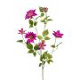 Grande fiore artificiale Clematis HIKARI, rosa, 110 cm, Ø 5-14 cm
