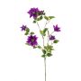 Grande fiore artificiale Clematis HIKARI, rosa, 110 cm, Ø 5-14 cm
