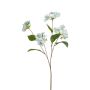Ortensia artificiale BERHANE, blu-bianco, 70cm