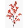 Ramo decorativo di fiori di ciliegio GIMA con fiori, corallo, 120cm