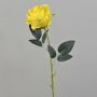 Rosa finta ELEAZAR, giallo, 65cm, Ø9cm