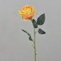 Rosa artificiale ELEAZAR, arancione, 65cm, Ø9cm