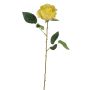 Rosa artificiale SEENSA, giallo, 55cm Ø7cm
