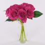 Bouquet di rose artificiali GAUTAM, rosa, 25cm