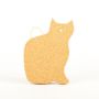 Sottobicchiere a forma di gatto GARFIELD, sughero, sughero, naturale, 20,5x28x2cm