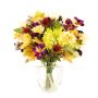Udos Choice: Bouquet autunnale LIMBANI, vaniglia-malva-viola, 50cm, Ø45cm