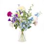 Mazzo artificiale primaverile AVIL, viola-blu, bianco, 60 cm, Ø 45 cm