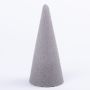®mosy Cono di schiuma ZOILA per fiori artificiali, grigio, 18 cm, Ø8 cm