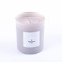 Candela di cera profumata MIREYA in vetro, Fireside, grigio, 9,3cm, Ø7,9cm, 35h