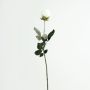 Rosa artificiale FREIDA, Eco Collection, bianco-lilla, 65 cm, Ø 7 cm