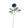 Ramo di fiori artificiali peonia GALENE, Eco Collection, blu reale, 65 cm, Ø 10 cm