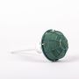 ®mosy Supporto per bouquet da sposa LAHANA con manico in plastica, griglia, testa girevole, verde, 23 cm, Ø 8,5 cm