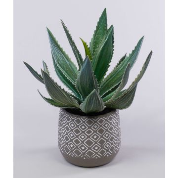Pianta artificiale di agave americana HEDI in vaso di terracotta, verde, 35 cm Pianta artificiale di agave americana HEDI in vaso di terracotta, verde, 35 cm