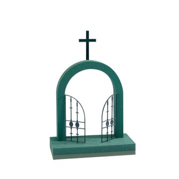 OASIS® Schiuma floreale porta del cielo, fiori funebri, cornici in schiuma espansa, verde, 46x51x5cm OASIS® Schiuma floreale porta del cielo, fiori funebri, cornici in schiuma espansa, verde, 46x51x5cm