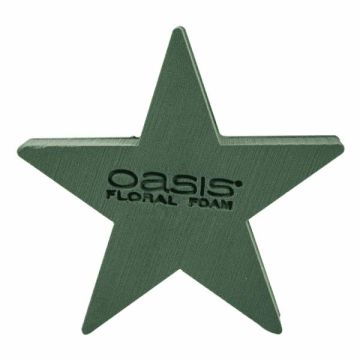 OASIS® Schiuma umida Stella, base in legno Bioline, verde, 30x30x4,5cm OASIS® Schiuma umida Stella, base in legno Bioline, verde, 30x30x4,5cm