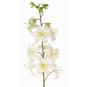 Giglio artificiale LABRICKA, bianco-giallo, 100cm, Ø9cm