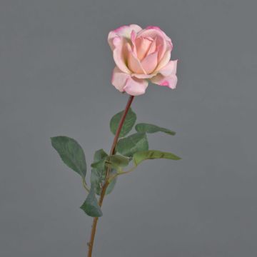 Rosa finta AMELIE, rosa, 70cm, Ø8cm