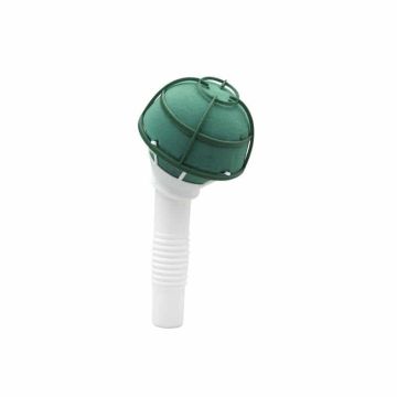 OASIS® Spugna umida per bouquet da sposa con manico angolato in plastica, griglia, verde, Ø 7 cm