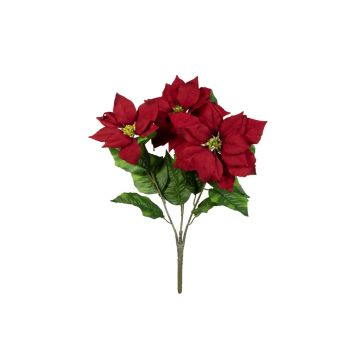 Fiore artificiale stella di Natale WALERIA su bastoncino, rosso, 50 cm