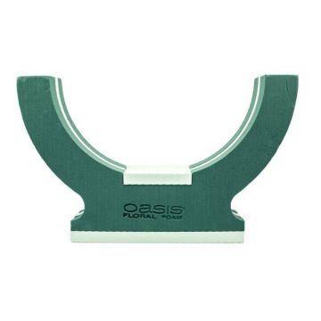 OASIS® Spugna umida con base per urne, fiori funebri, base in polistirolo espanso rigido, supporto in legno, verde, 47x10x29 cm OASIS® Spugna umida con base per urne, fiori funebri, base in polistirolo espanso rigido, supporto in legno, verde, 47x10x29 cm