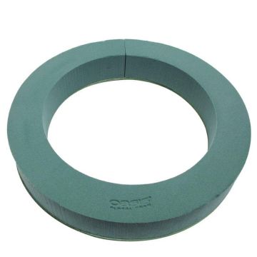 OASIS® Spugna per fiori freschi, base in legno Bioline, verde, Ø44cm