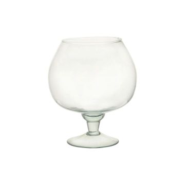 Grande bicchiere da cognac EGBERTINE su piedistallo, riciclato, trasparente, 26 cm, Ø 22,5 cm Grande bicchiere da cognac EGBERTINE su piedistallo, riciclato, trasparente, 26 cm, Ø 22,5 cm