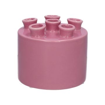 Vaso Dolomit VIVIANNE con 6 aperture, lilla chiaro, 10,5cm, Ø12cm Vaso Dolomit VIVIANNE con 6 aperture, lilla chiaro, 10,5cm, Ø12cm