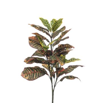 Pianta artificiale Croton ISKANDAR su bastone, colorato, 70 cm
