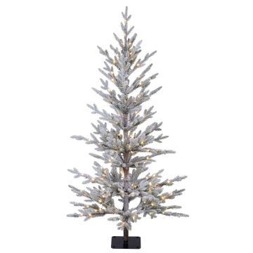 Albero di Natale artificiale abete LILLESAND SPEED DELUXE, innevato, LED, 120 cm, Ø 60 cm Albero di Natale artificiale abete LILLESAND SPEED DELUXE, innevato, LED, 120 cm, Ø 60 cm