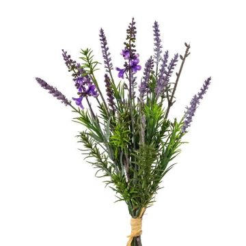Bouquet di fiori artificiali lavanda CURBA, viola, 35 cm