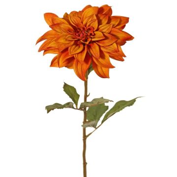 Dalia artificiale PHILLIPPA, Eco Collection, arancio giallo, 65 cm, Ø 15 cm