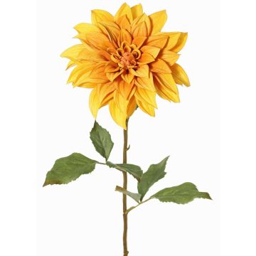 Dalia artificiale PHILLIPPA, Eco Collection, giallo-arancione, 65cm, Ø15cm