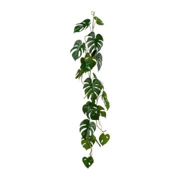 Ghirlanda artificiale Philodendron Monstera Deliciosa PIMBEL, 105 cm