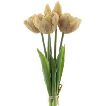 Mazzo di tulipani decorativi LANEA, champagne, 30 cm, Ø 15 cm