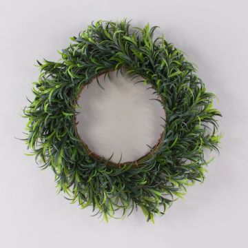 Corona di rosmarino artificiale DOMINIQUE, verde, Ø40cm