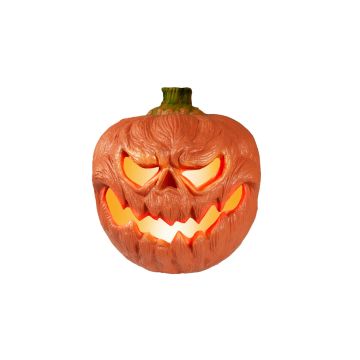 Zucca per decorazione di Halloween FLANKY, arancione, LED, 18x16x19,5cm Zucca per decorazione di Halloween FLANKY, arancione, LED, 18x16x19,5cm