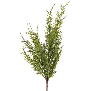 Ramo di ginepro artificiale ALEKO con bacche, verde, 50 cm