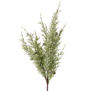 Ramo di ginepro artificiale ALEKO con bacche, grigio-verde, 50 cm
