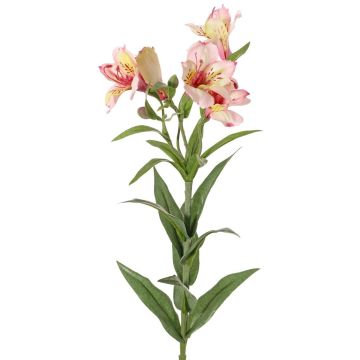 Ramo decorativo di alstroemeria AUBERTA, rosa-rosa-giallo, 75 cm, Ø 6 cm Ramo decorativo di alstroemeria AUBERTA, rosa-rosa-giallo, 75 cm, Ø 6 cm