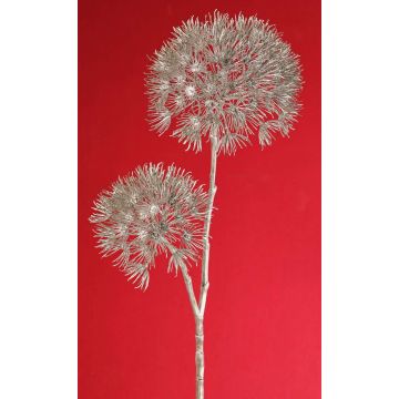 Ramo di panace artificiale OTRIS, argento, 95cm, Ø15-20cm