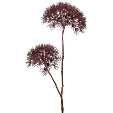 Ramo di panace artificiale OTRIS, rosso scuro, 95 cm, Ø 15-20 cm