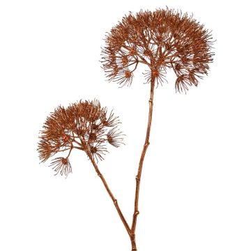 Ramo di panace artificiale OTRIS, rame, 95 cm, Ø 15-20 cm