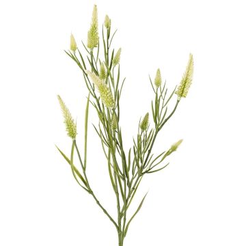 Ramo decorativo artificiale EUTIN con fiori, bianco-verde, 80 cm