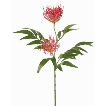 Ramo artificiale di quercia VULKINTA con fiori, fucsia, 75cm, Ø9-11cm