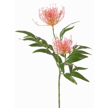 Ramo artificiale di quercia VULKINTA con fiori, rosa, 75cm, Ø9-11cm