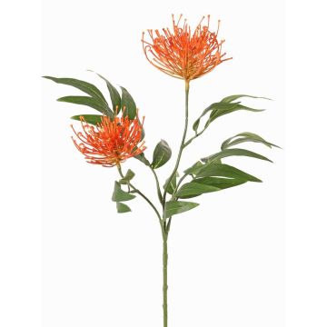 Ramo artificiale di tiglio VULKINTA con fiori, arancione, 75cm, Ø9-11cm