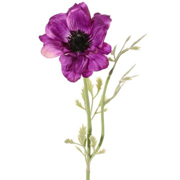 Anemone artificiale OKAPI, viola, 55 cm, Ø 10 cm