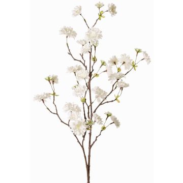 Ramo artificiale di pesco ornamentale KENZUN, fiori, bianco, 110cm, Ø2-6cm Ramo artificiale di pesco ornamentale KENZUN, fiori, bianco, 110cm, Ø2-6cm